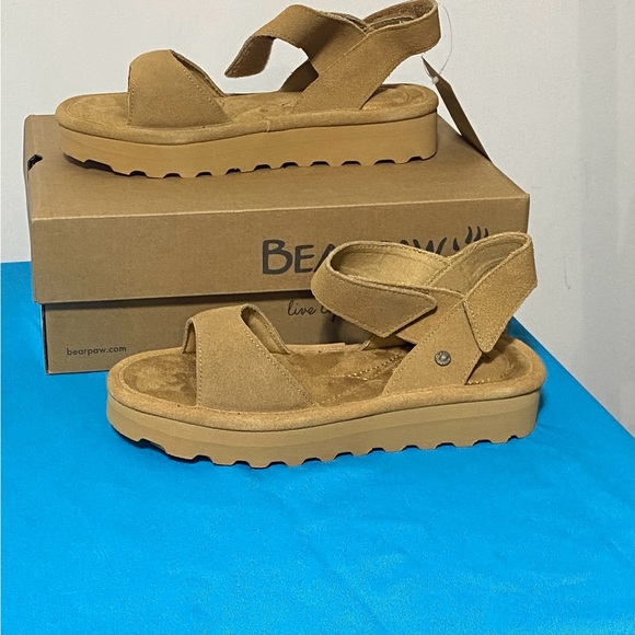 BearPaw Shoes - BearPaw Sandals Size 8 Color: Iced Coffee